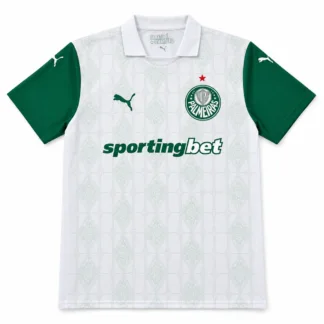 Seconda Maglia Palmeiras 2025/26 — vista frontale, presentazione commerciale