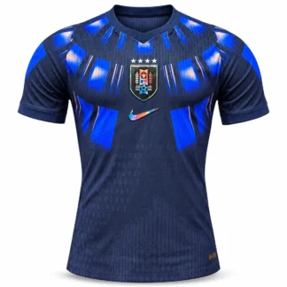 Seconda Maglia Uruguay Blu 2026 – Giocatore – vista frontale commerciale