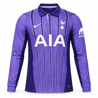 Terza Maglia Tottenham Manica Lunga 2026/27 – vista frontale, presentazione virtuale basata sul prodotto