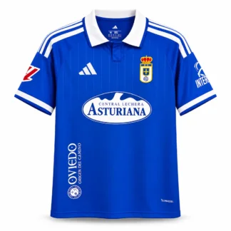 Camiseta Real Oviedo Local 2026/27 — vista frontal, presentación comercial