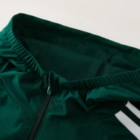 Tuta Algeria Verde con Cappuccio e Zip Completa 2026 – collo, cuciture e tessuto reali
