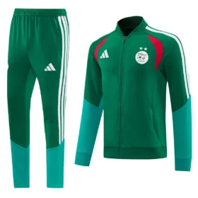 Tuta Algeria Verde Zip Completa con Collo Alto 2026 – vista frontale commerciale