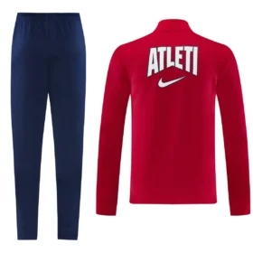 Chándal Atlético Madrid Rojo y Azul Cremallera Completa 2026/27 – vista trasera del conjunto