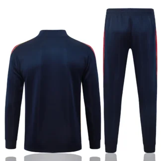 Tuta Barcellona Blu Navy Full Zip Bande Rosse 2026/27 – seconda foto