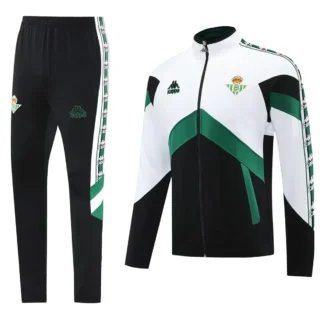 Chándal Betis Retro Blanco Verde y Negro 2025/26 – frontal