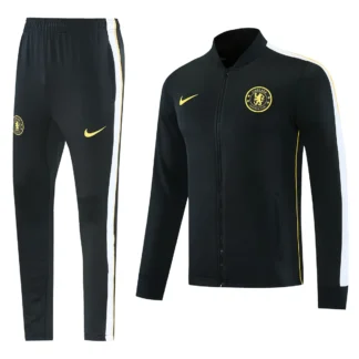 Tuta Chelsea 2026/27 Nera con Bande Bianche