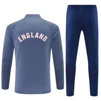 Tuta Inghilterra Grigio Blu e Navy Mezza Zip – seconda foto