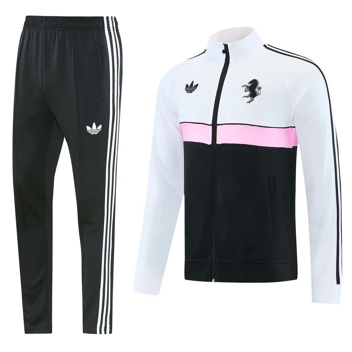 Chándal Juventus Blanco, Negro y Rosa 2026/27 – frontal