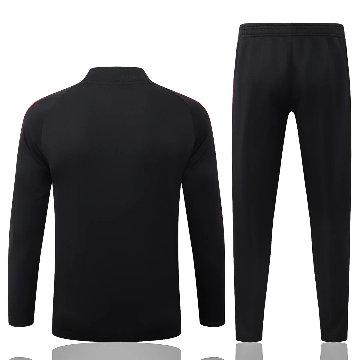 Tuta Manchester United Nera Mezza Zip 2026/27 – retro