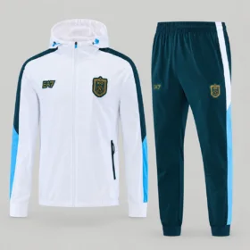 Chándal Napoli blanco con capucha 2026/27 – vista frontal del producto