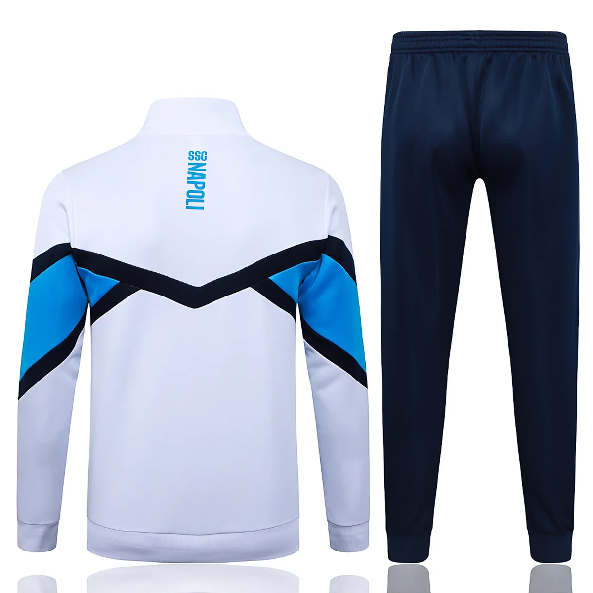 Tuta Napoli Bianca con V Azzurra 2025/26 – retro