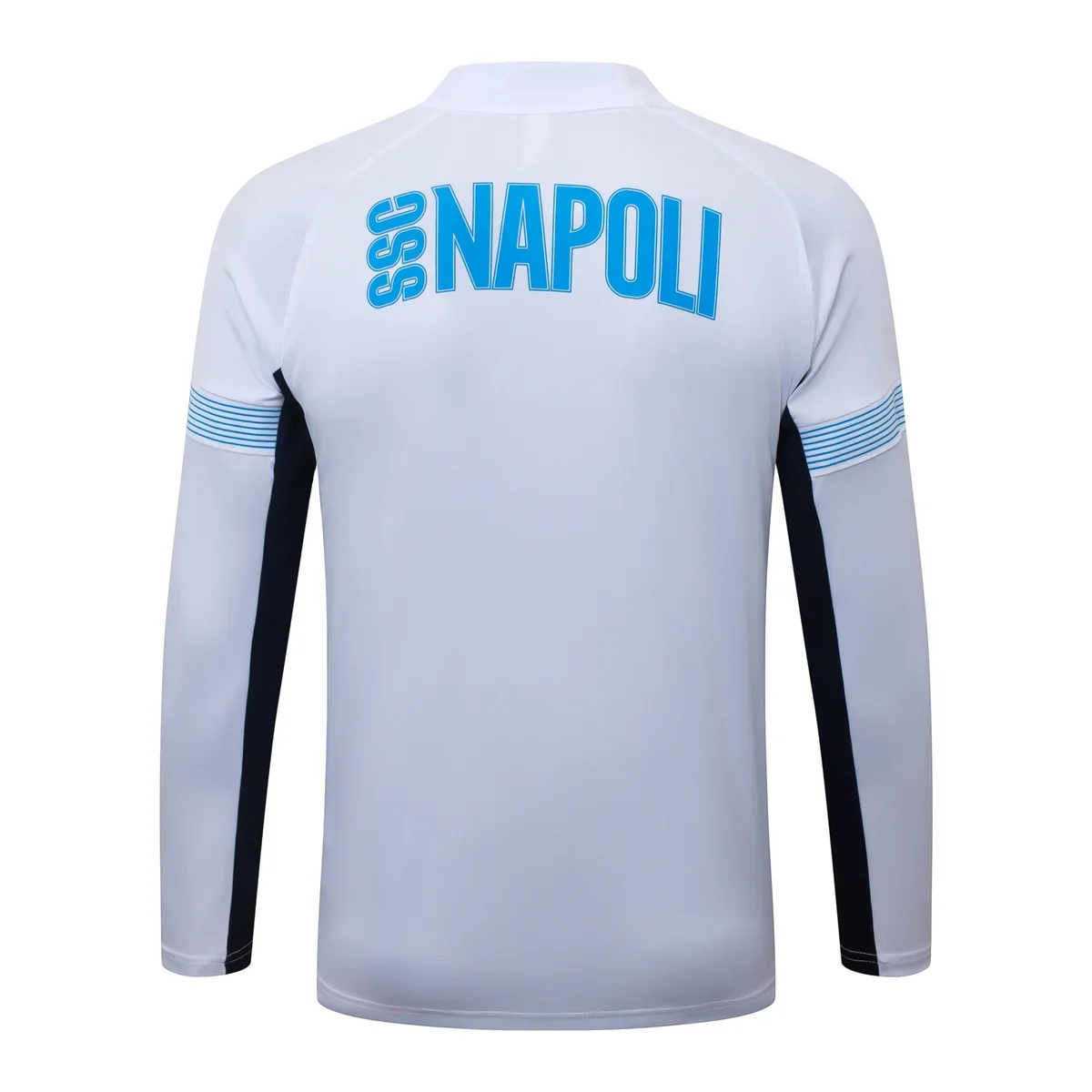 Chándal Napoli Blanco Media Cremallera 2026/27 – chaqueta vista por detrás