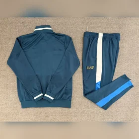 Tuta Napoli Blu Petrolio EA7 2026/27 – retro