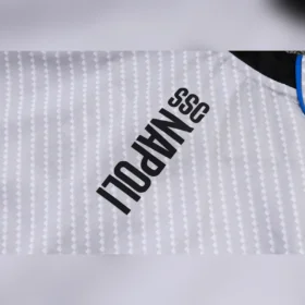 Tuta Napoli Grigia Full Zip Coca-Cola 2025/26 – dettaglio scritta sul retro