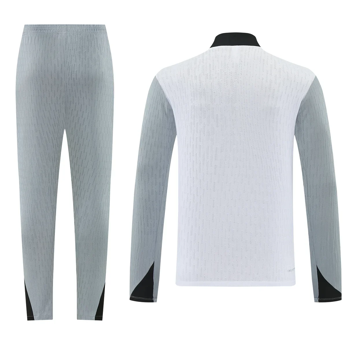 Chándal PSG Blanco y Gris Media Cremallera – espalda