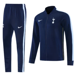 Tuta Tottenham Blu Navy Full Zip 2026/27 – vista frontale commerciale