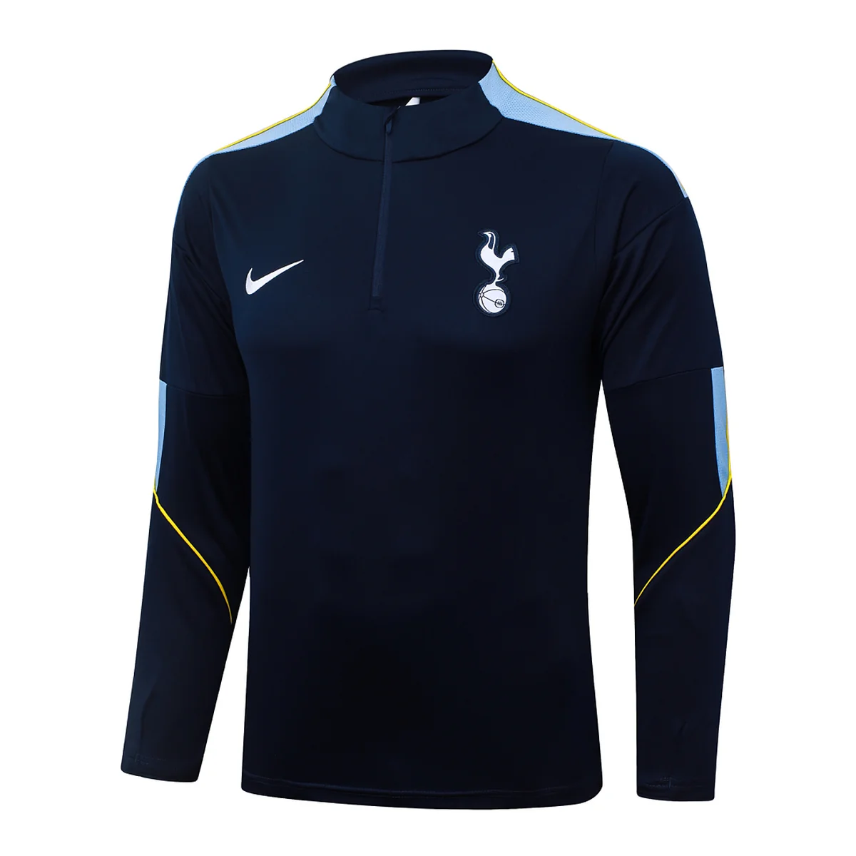 Tuta Tottenham Blu Navy Mezza Zip 2026/27 – fronte