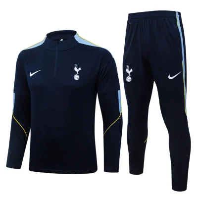 Tuta Tottenham Blu Navy Mezza Zip 2026/27