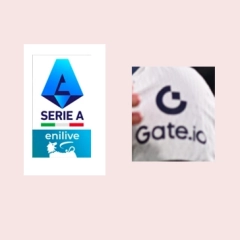 Parche Serie A + sponsor Gate.io
