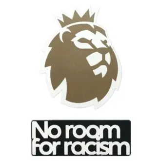 Patch Premier League oro + No Room For Racism