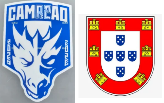 Patch Campeao + Scudo Portogallo