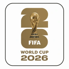 Patch Mondiale 2026 (bianco-oro)