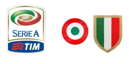 Patch Serie A TIM + Coccarda + Scudetto