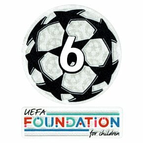 Patch Champions League 6 Coppe + UEFA Foundation