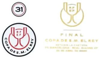 Patch Copa del Rey 24/25 + stampa finale