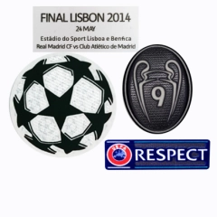 Patch Champions League + 9 Coppe + Respect + Finale Lisbona 2014
