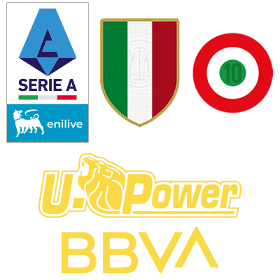 Serie A + escudo y escarapela tricolor + patrocinadores U-Power y BBVA