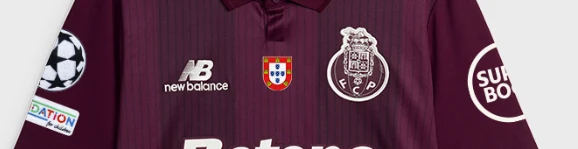 Patch Champions League + UEFA Foundation + scudo Portogallo + sponsor manica