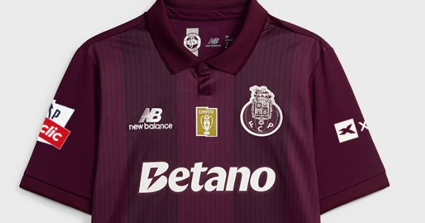 Patch Liga Portugal + scudo campioni (oro) + sponsor manica