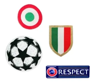 Champions League + Scudetto + coccarda + Respect